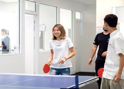 Ping-pong en la escuela