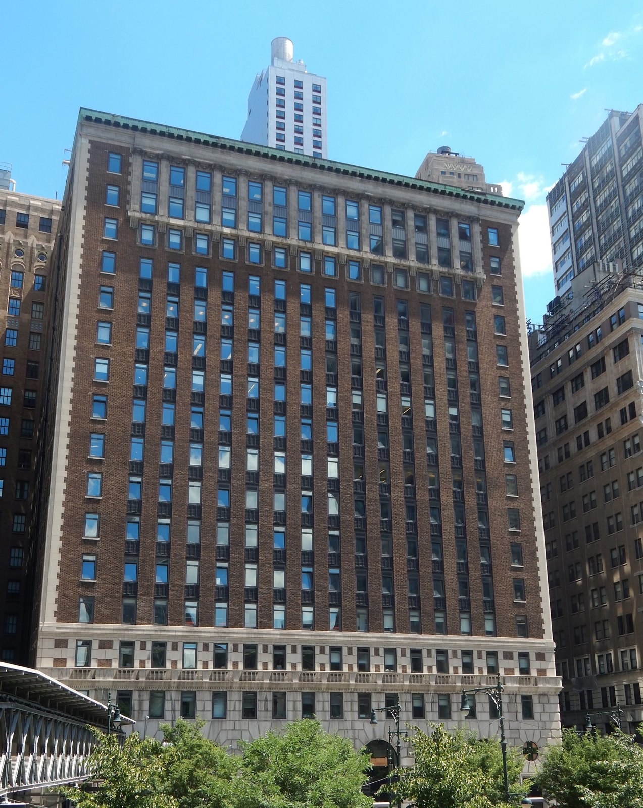 Un edificio histórico en el Financial District