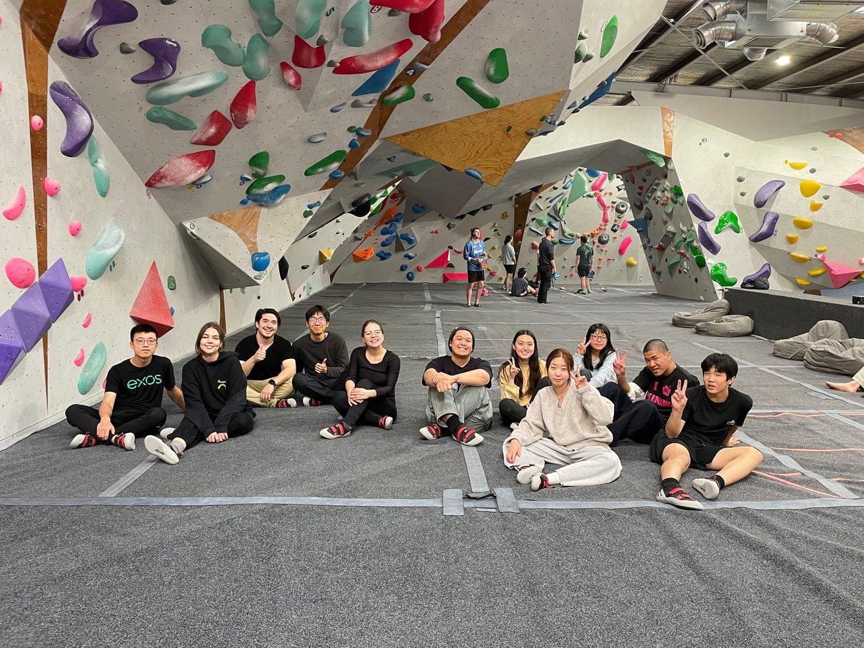 Actividad: escalada en Uprising, Christchurch