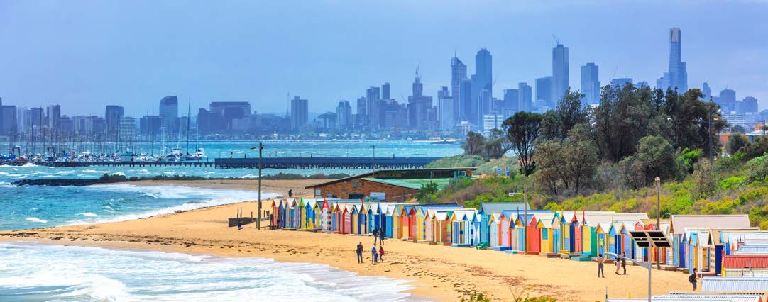 Brighton Beach, uno de los paseos clásicos de Melbourne